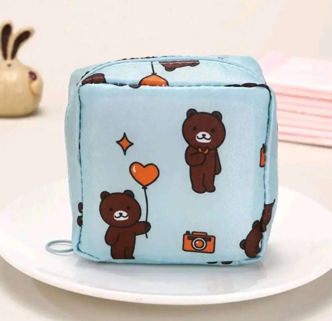 Sac de rangement de voyage pour serviettes hygiéniques M'Trends