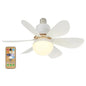 Ventilateur de plafond LED douille E27