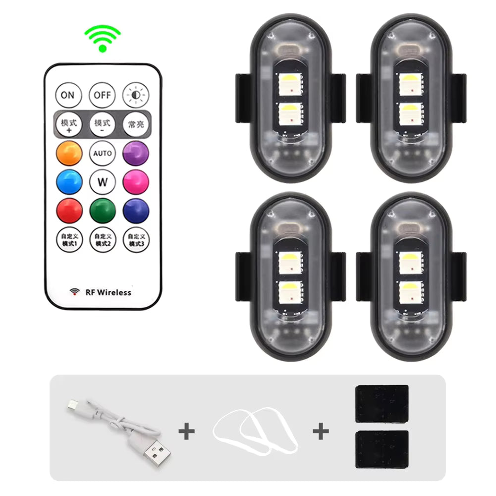 Ampoules LED sans fil pour trottinette électrique