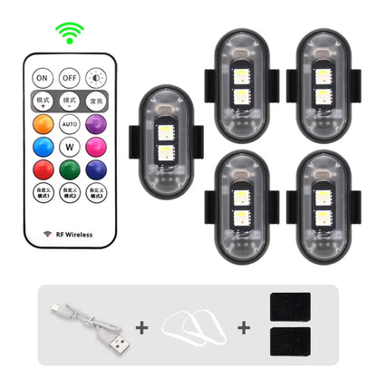 Ampoules LED sans fil pour trottinette électrique