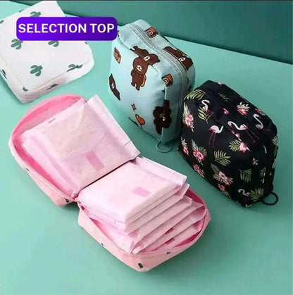 Sac de rangement de voyage pour serviettes hygiéniques M'Trends